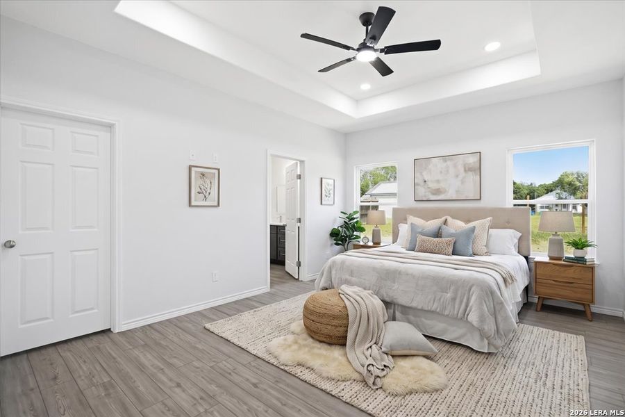 Furnished interior view inside a new home in , Beeville (Image 7).