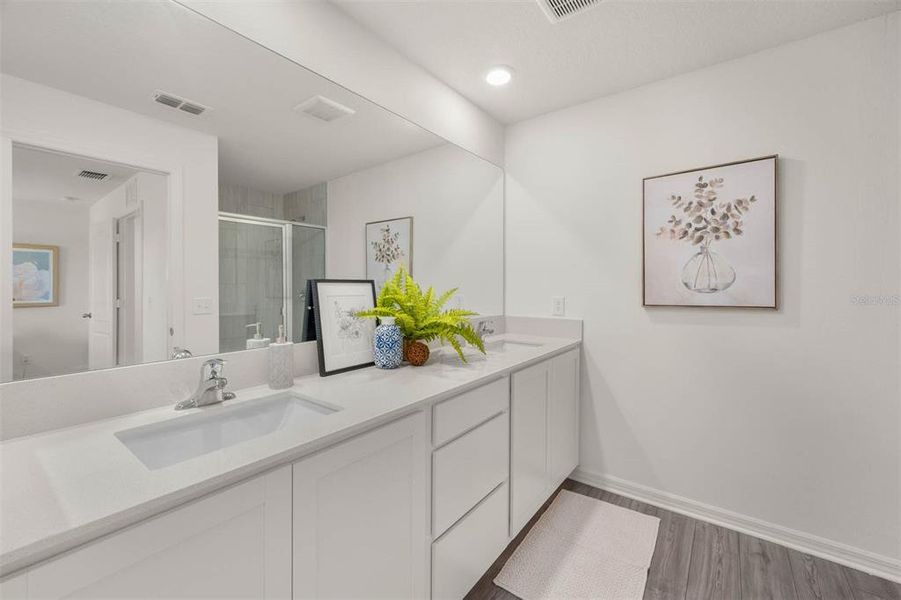 Furnished interior view inside a new home in Sol Vista, Dundee (Image 10).
