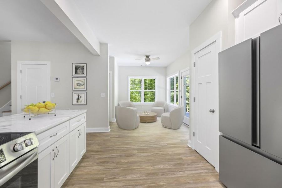 Furnished interior view inside a new home in , Lavonia (Image 41).