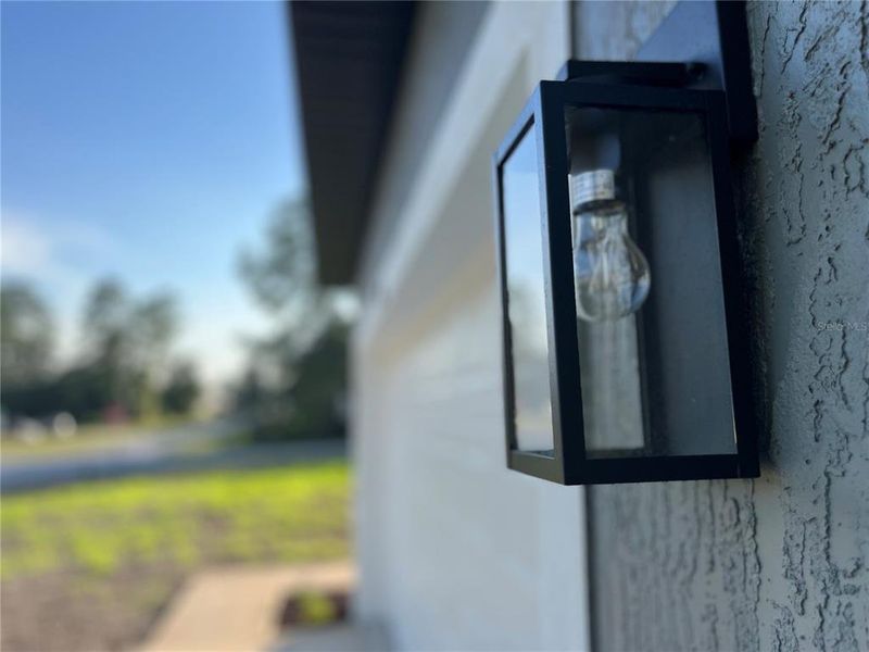 Exterior Modern light Features.