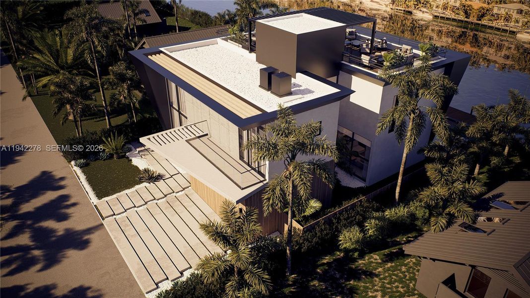 Front exterior of a new home in , Pompano Beach, FL, highlighting curb appeal (Image 8).