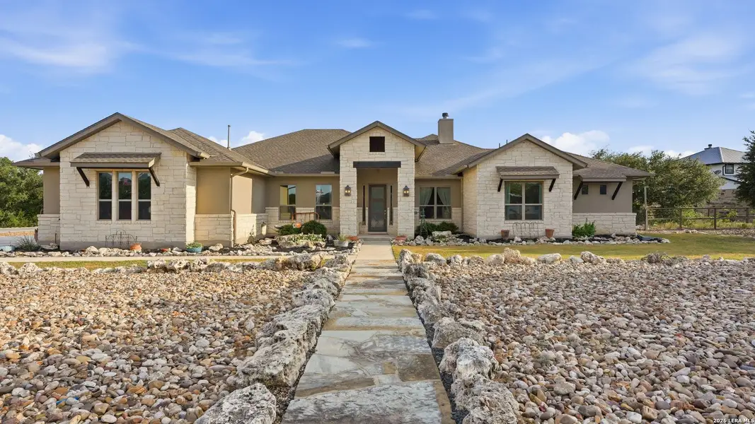 Front exterior of a new home in , Spring Branch, TX, highlighting curb appeal (Image 22).