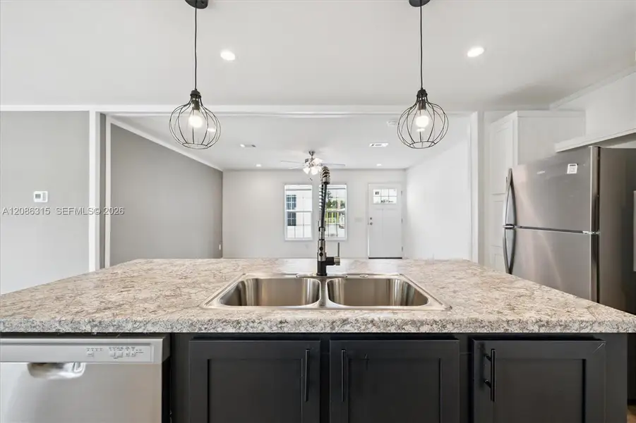 Close-up of interior finishes inside a home in , Miami (Image 6).