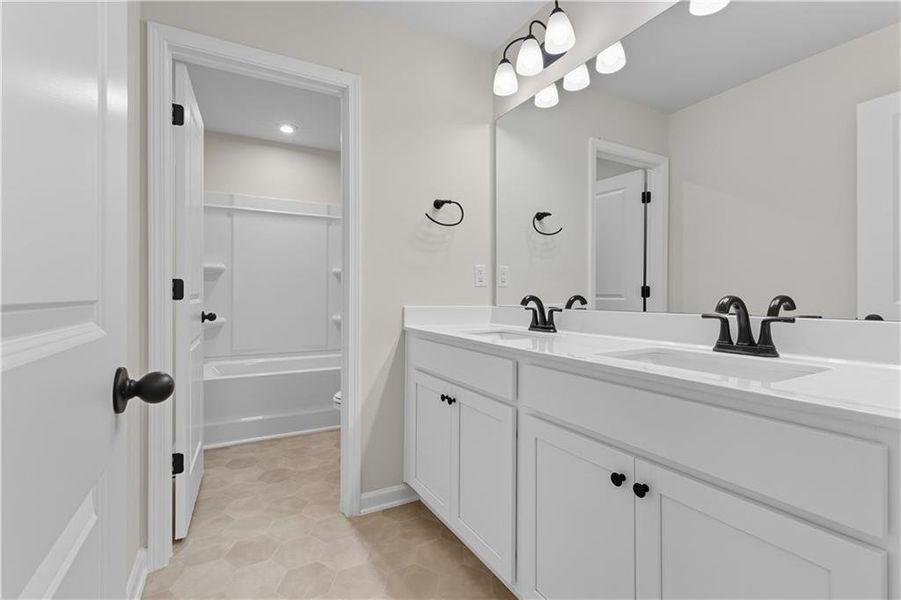 Furnished interior view inside a new home in Meadow Pines, Dallas (Image 6).