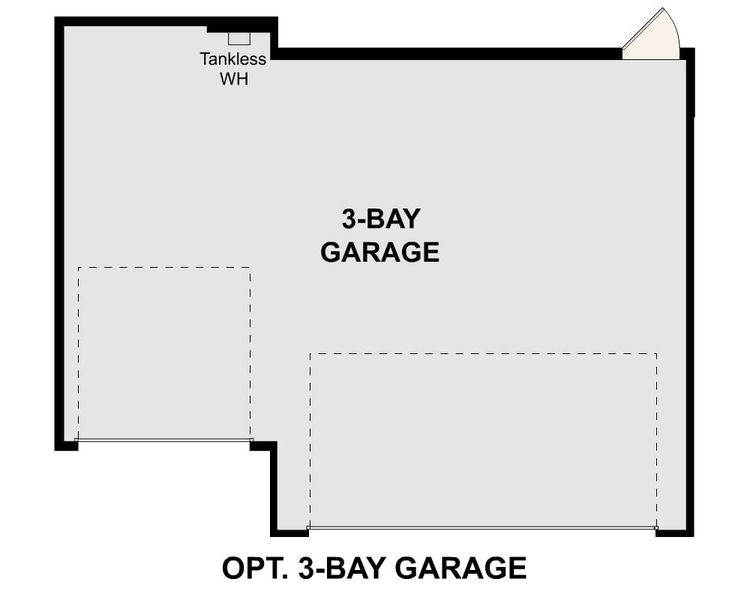 2D floor plan layout of this home in Overland Grove, Forney, TX (Image 3).