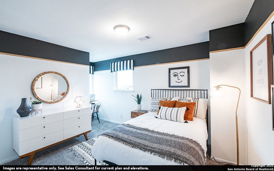 Furnished interior view inside a new home in Willow View, Converse (Image 13).