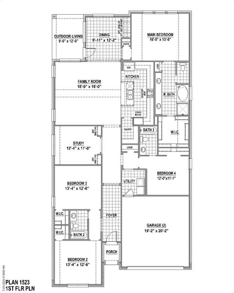 Plan 1523 1st Floor