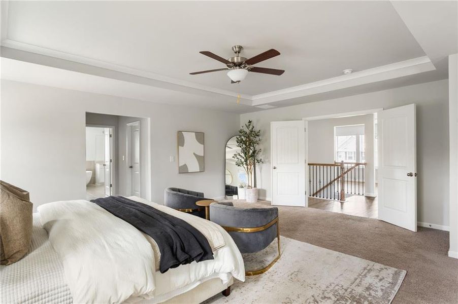Furnished interior view inside a new home in Twin Shoals, Atlanta (Image 9).