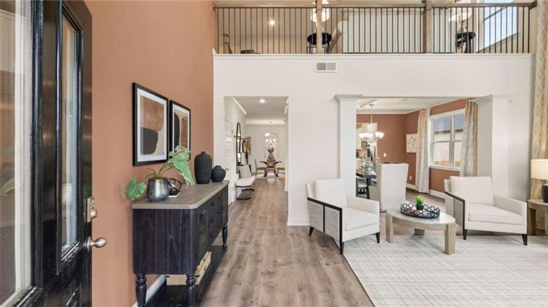 Furnished interior view inside a new home in The Gates at Pates Creek, Hampton (Image 44).