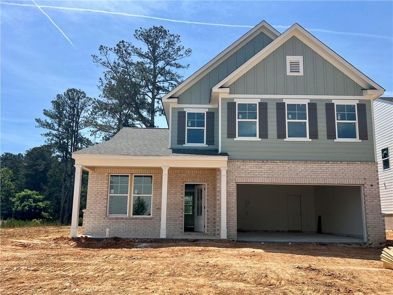 In-progress construction of a new home in Riverside Ridge, Lawrenceville, GA (Image 21).