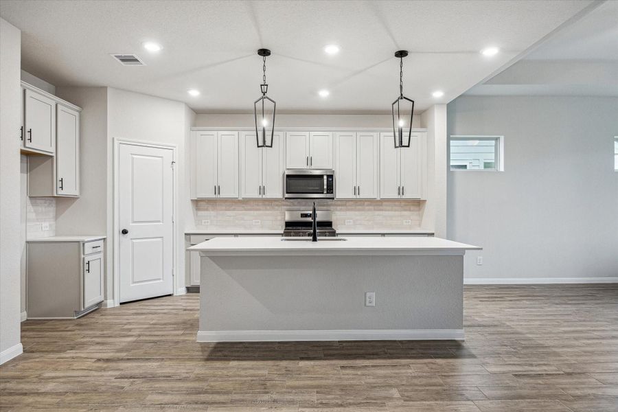 Furnished interior view inside a new home in Elyson, Katy (Image 14).