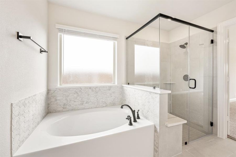 Furnished interior view inside a new home in Ridge Ranch, Mesquite (Image 15).