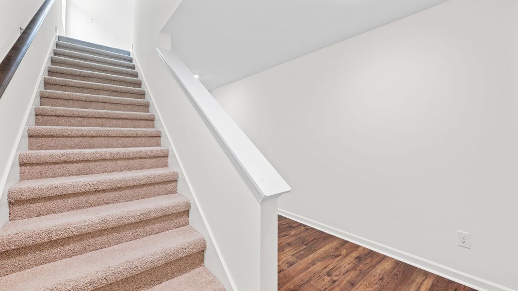 Spacious, unfurnished interior of a new home in Evergreen Landing, Rossville (Image 12). Spacious, unfurnished interior of a new home in Evergreen Landing, Rossville (Image 12).