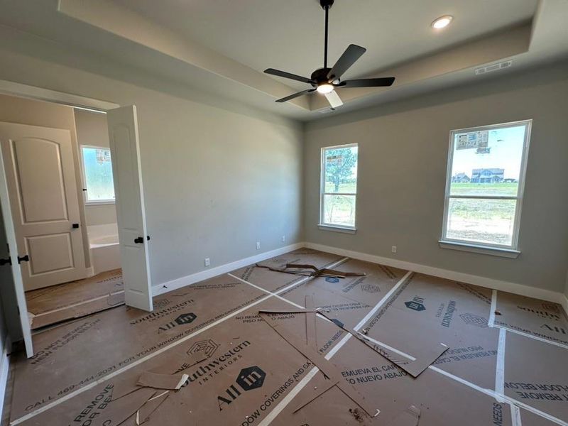 In-progress construction of a new home in Fannin Ranch, Leonard, TX (Image 21).