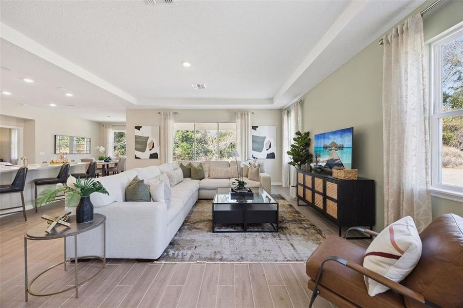 Furnished interior view inside a new home in Archers Mill, Ormond Beach (Image 6).