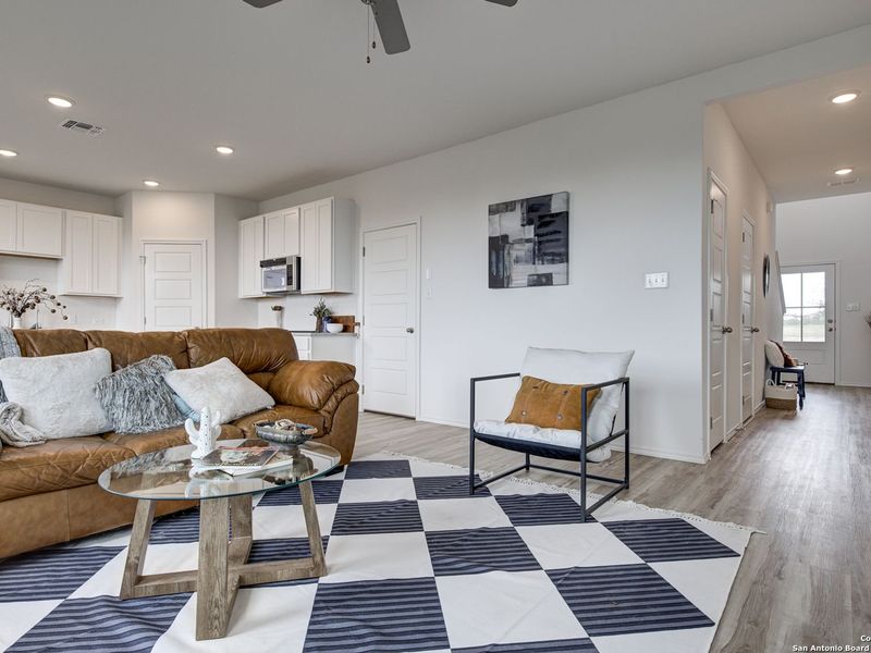 Furnished interior view inside a new home in Applewhite Meadows, San Antonio (Image 10).