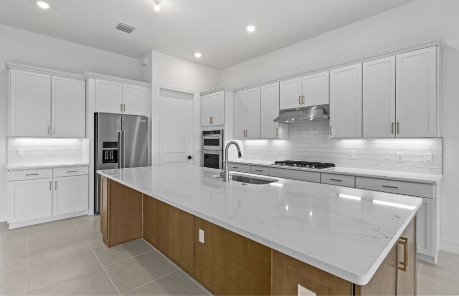 Sleek Finishes, Gourmet-Ready Space Sleek Finishes, Gourmet-Ready Space