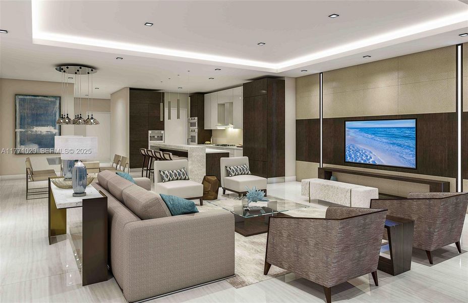 Unit A Great Room Unit A Great Room