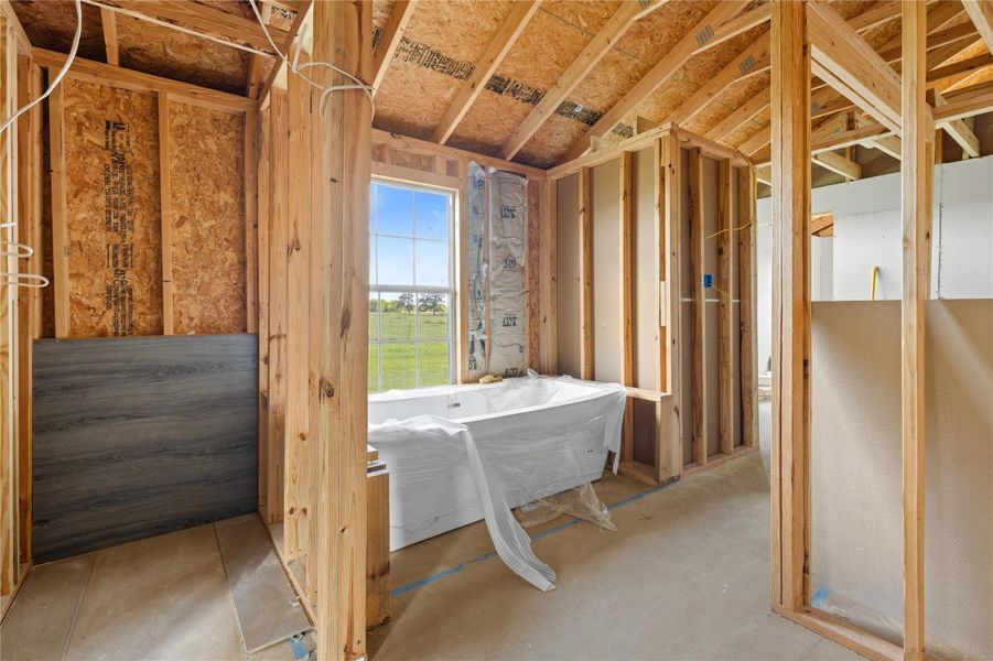 In-progress construction of a new home in , Iola, TX (Image 24).