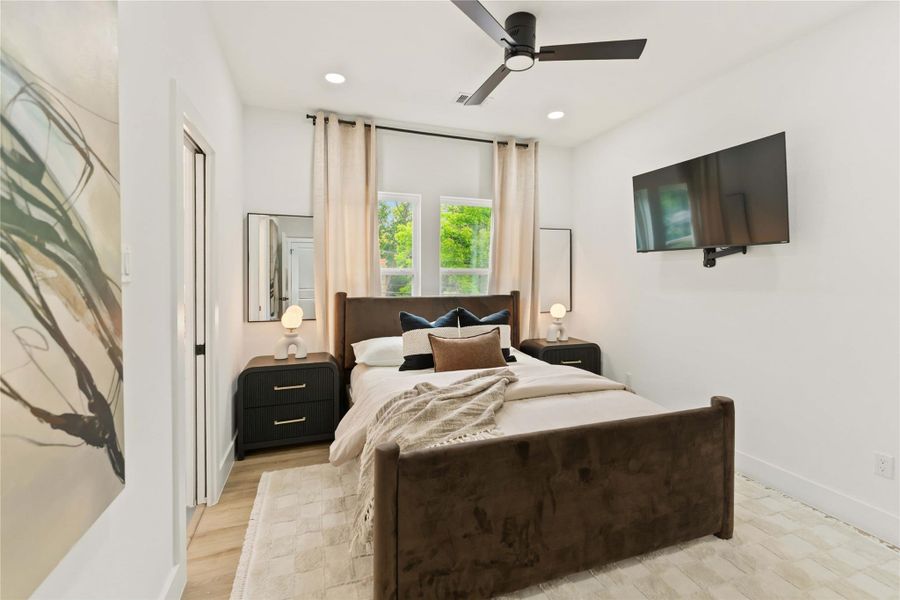 Furnished interior view inside a new home in , Houston (Image 6).