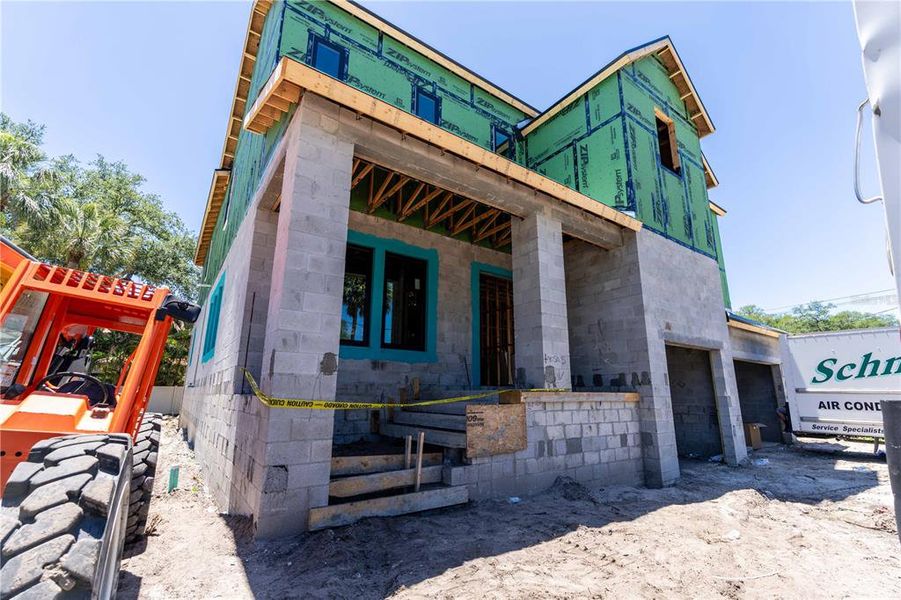 In-progress construction of a new home in City Homes - South Tampa, Tampa, FL (Image 3). In-progress construction of a new home in City Homes - South Tampa, Tampa, FL (Image 3).