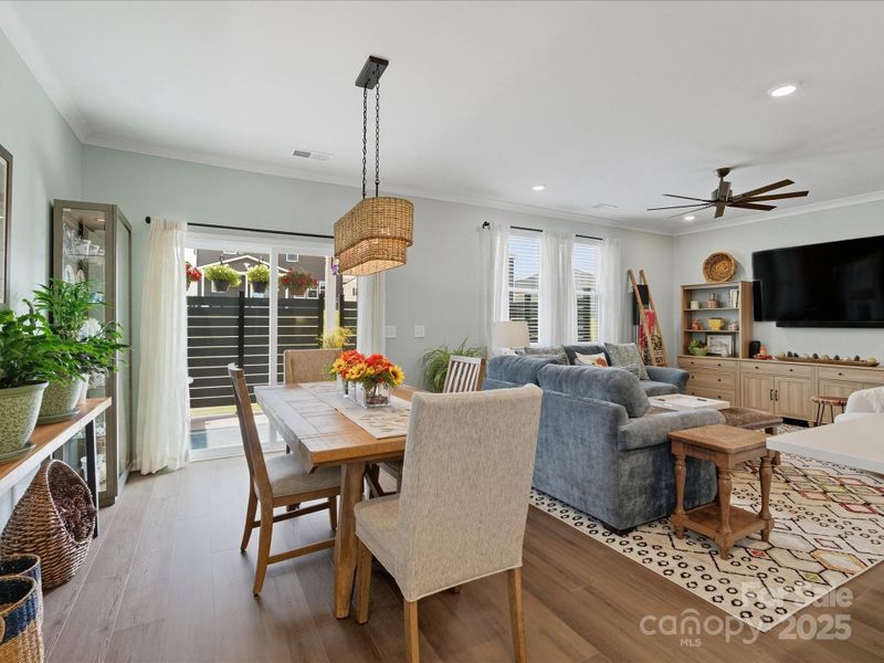 Furnished interior view inside a new home in Wilson Creek Classic Series, Indian Land (Image 30). Furnished interior view inside a new home in Wilson Creek Classic Series, Indian Land (Image 30).