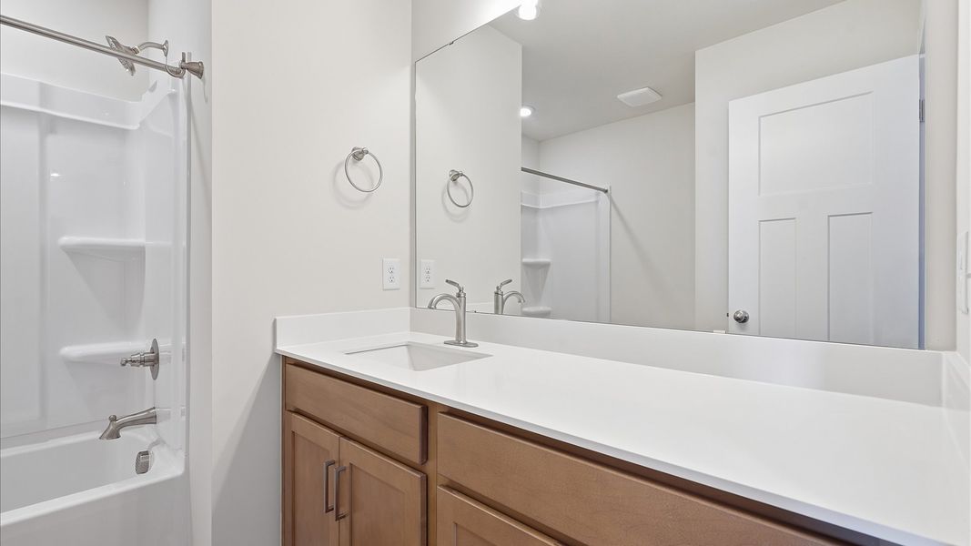 Furnished interior view inside a new home in Gresham Station, Simpsonville (Image 20).
