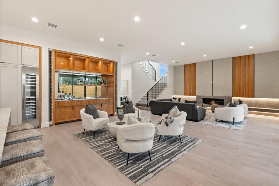 Furnished interior view inside a new home in , Houston (Image 6). Furnished interior view inside a new home in , Houston (Image 6).