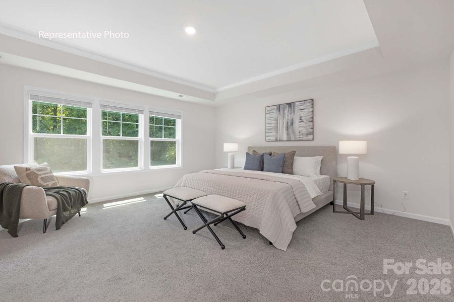 Furnished interior view inside a new home in Sylvan Creek, Denver (Image 33).