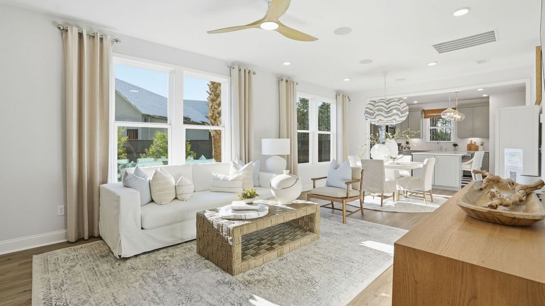 Representative furnished interior of a home built from the Compass by Del Webb in Del Webb Point Hope, Charleston (Image 10).