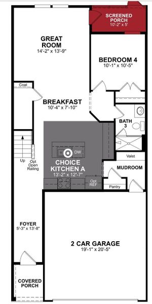 2D floor plan layout of this home in Ashley Walk Townes, Charleston, SC (Image 2). 2D floor plan layout of this home in Ashley Walk Townes, Charleston, SC (Image 2).