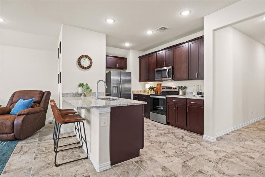 Furnished interior view inside a new home in Deberry Reserve, Royse City (Image 10). Furnished interior view inside a new home in Deberry Reserve, Royse City (Image 10).