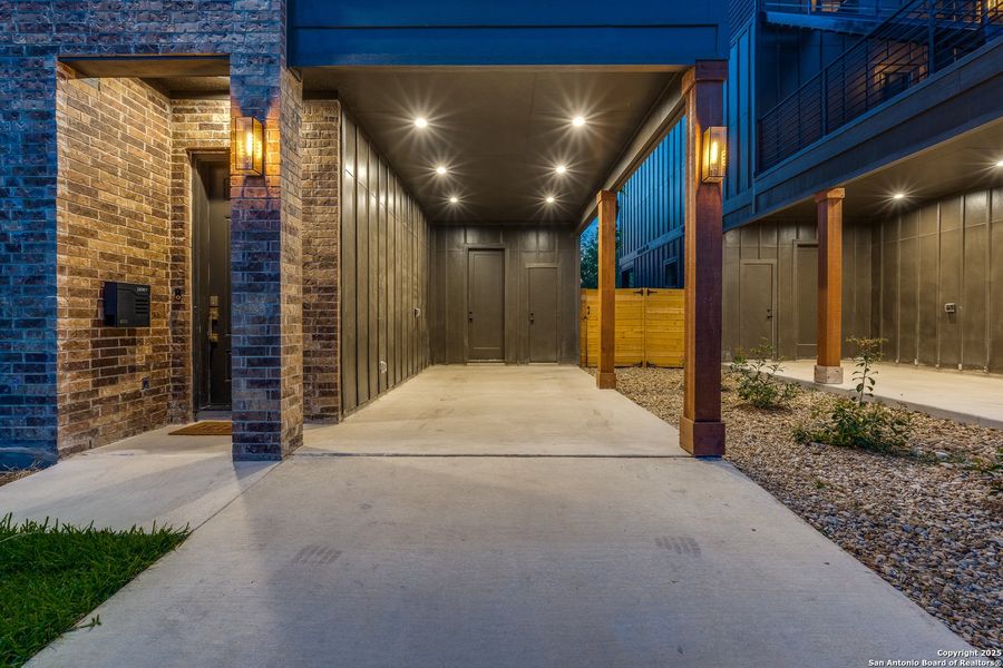 Exterior details and patio area of a home in , San Antonio (Image 4). Exterior details and patio area of a home in , San Antonio (Image 4).