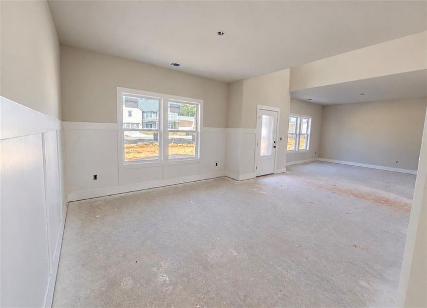 In-progress construction of a new home in , Hoschton, GA (Image 8).