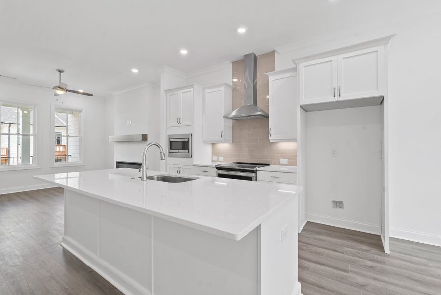 Representative furnished interior of a home built from the The Cascade II by The Providence Group in Waterside Condos, Peachtree Corners (Image 6).