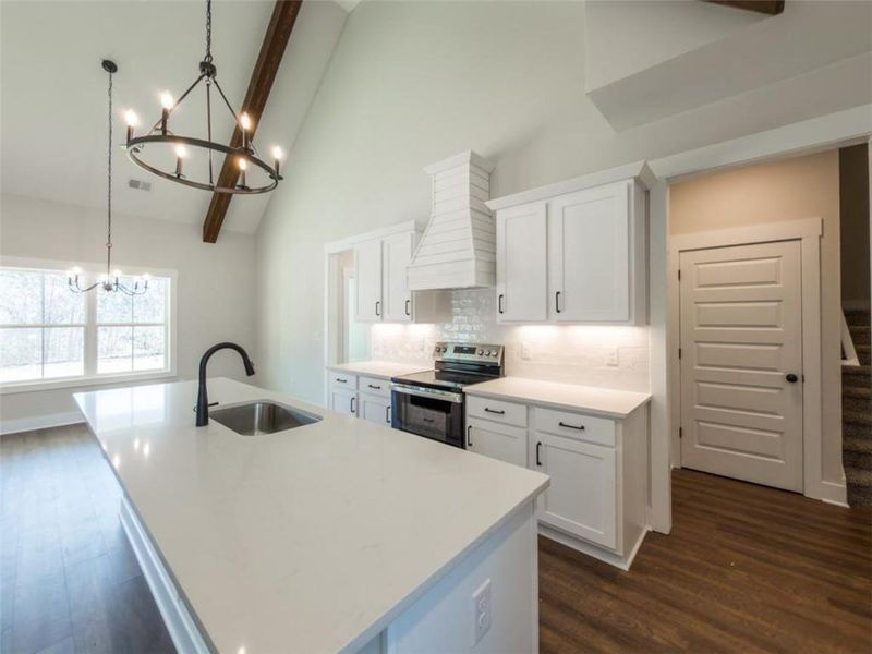 Furnished interior view inside a new home in , Social Circle (Image 8).