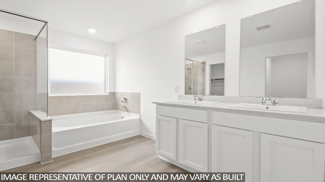 Furnished interior view inside a new home in Granger Pines, Conroe (Image 6).