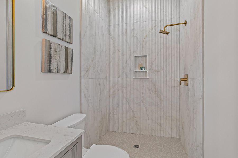 Furnished interior view inside a new home in , Charleston (Image 39).