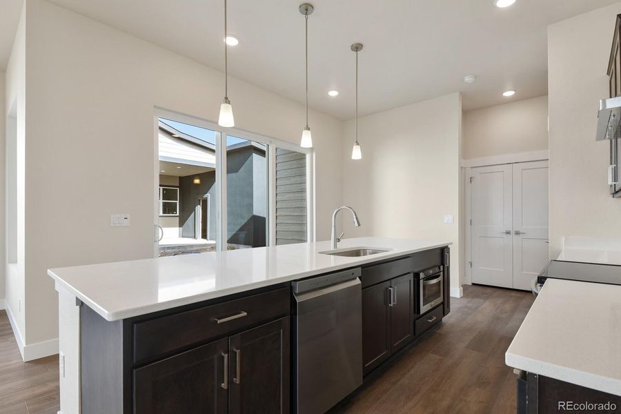 Furnished interior view inside a new home in , Colorado Springs (Image 10).