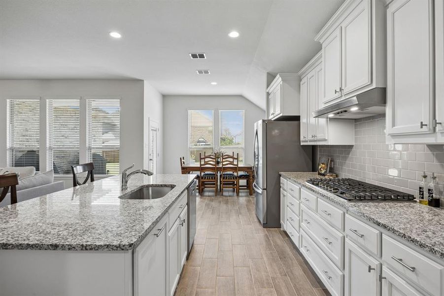 Furnished interior view inside a new home in Timberbrook, Justin (Image 9).