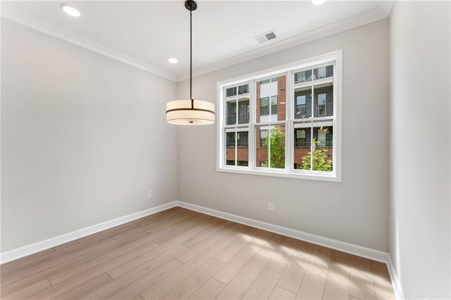 Spacious, unfurnished interior of a new home in Townes at South Main, Kennesaw (Image 18).