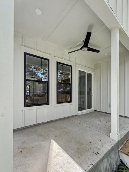 Exterior details and patio area of a home in , North Charleston (Image 32).