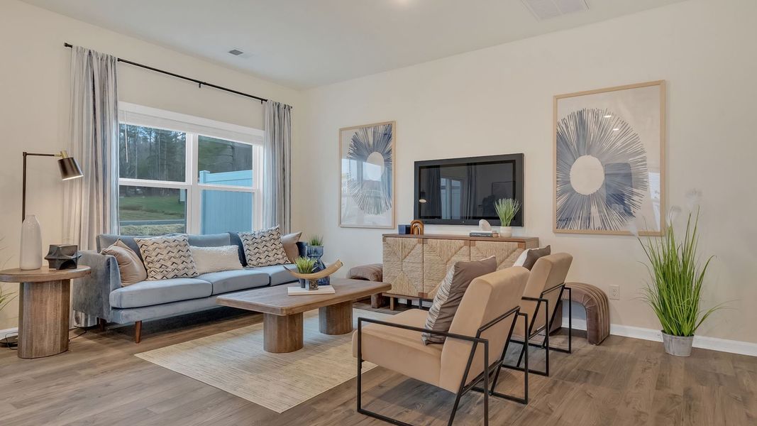 Representative furnished interior of a home built from the Altamont Townhome by D.R. Horton in Saylor's Place Townhomes, Jonesborough (Image 6). Representative furnished interior of a home built from the Altamont Townhome by D.R. Horton in Saylor's Place Townhomes, Jonesborough (Image 6).