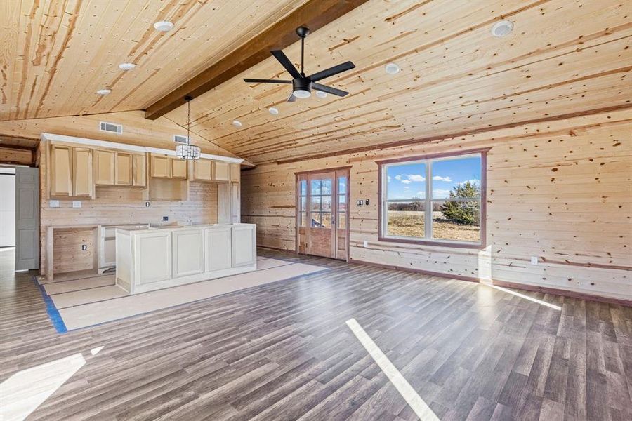 Spacious, unfurnished interior of a new home in , Point (Image 3).