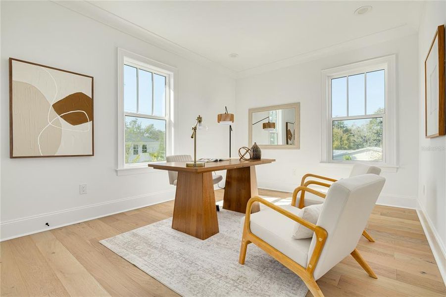 Furnished interior view inside a new home in , St. Petersburg (Image 16).