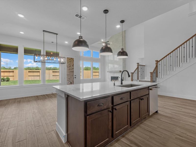 Furnished interior view inside a new home in Sienna 60’, Missouri City (Image 12). Furnished interior view inside a new home in Sienna 60’, Missouri City (Image 12).
