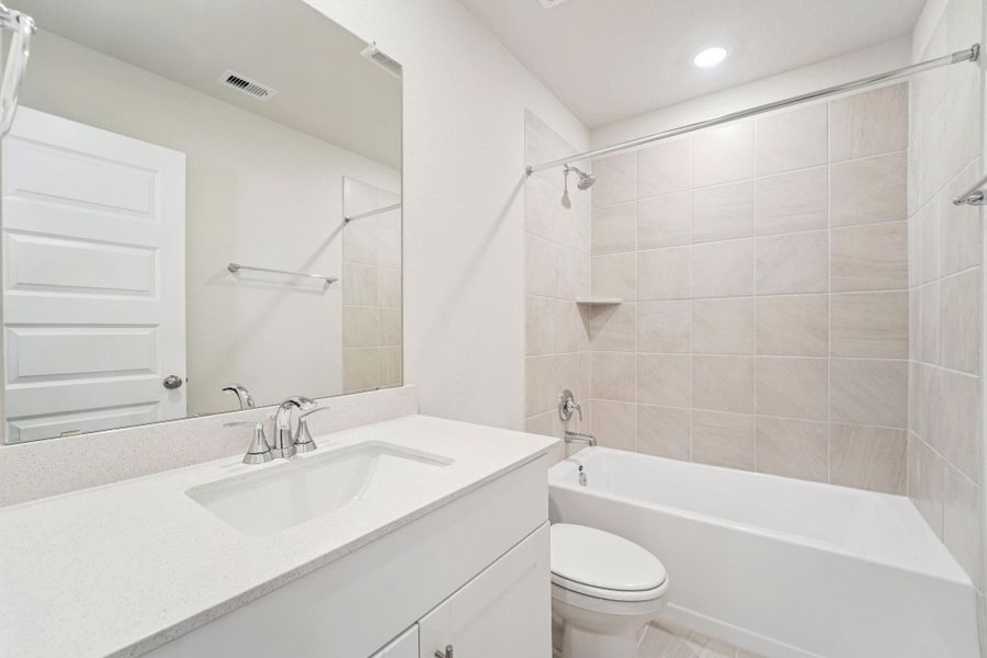 Photo is not of the actual home, but is an inspirational photo of builder’s model home and may depict options, furnishings, and/or decorator features that are not included