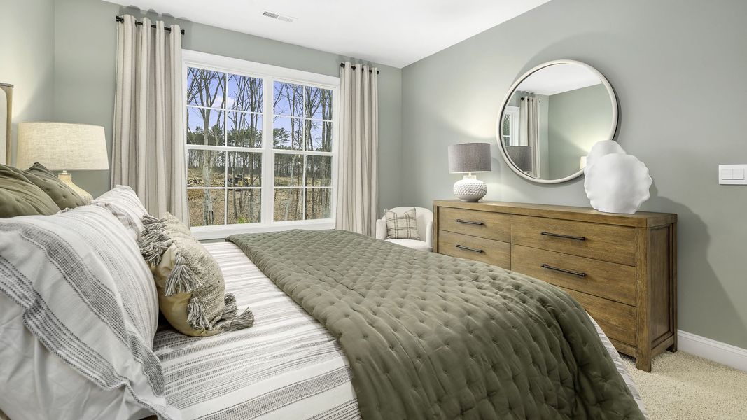 Furnished interior view inside a new home in The Meadows at Kinsley, Jamestown (Image 9). Furnished interior view inside a new home in The Meadows at Kinsley, Jamestown (Image 9).