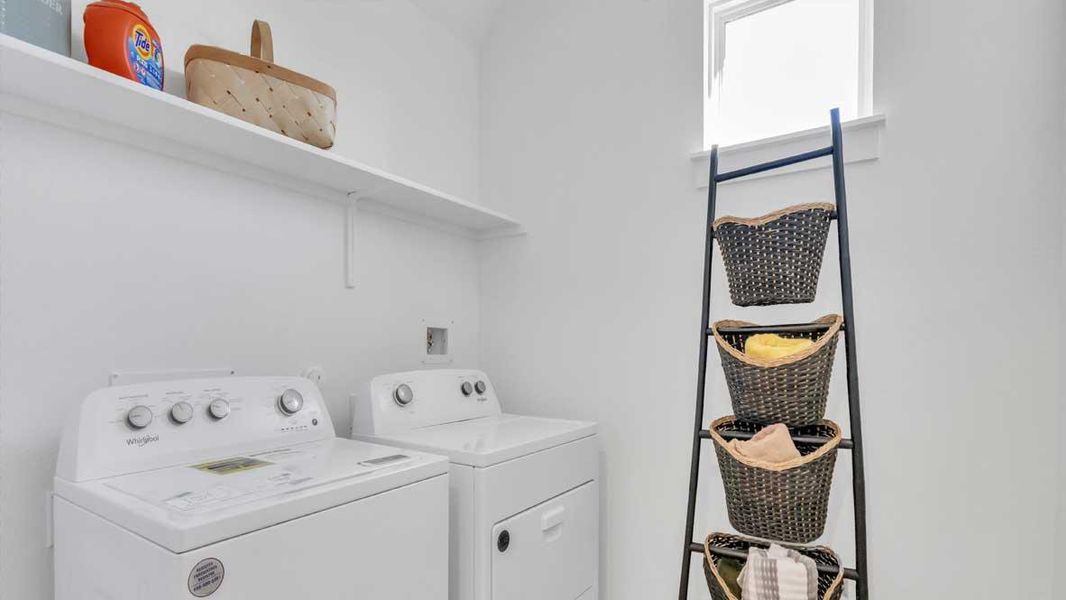 Furnished interior view inside a new home in Rosenbusch Ranch, Leander (Image 27).