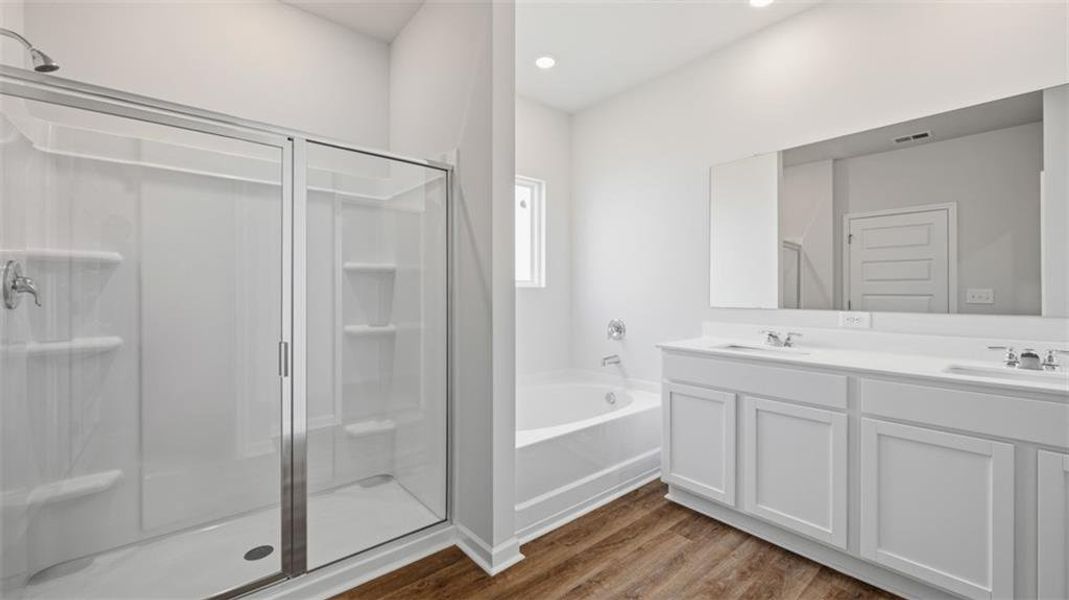 Furnished interior view inside a new home in Twin Lakes, Hoschton (Image 14).